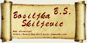Bosiljka Škiljević vizit kartica